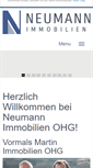 Mobile Screenshot of neumann-immobilien.de